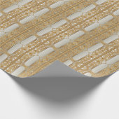 モダン金ゴールドラッ華美ピング紙 ラッピングペーパー (角)