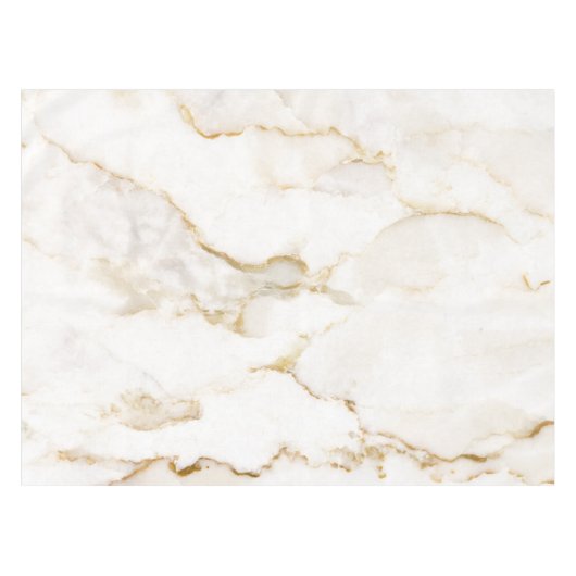 モダン金ゴールド効果の大理石パターン テーブルクロス (正面(横))