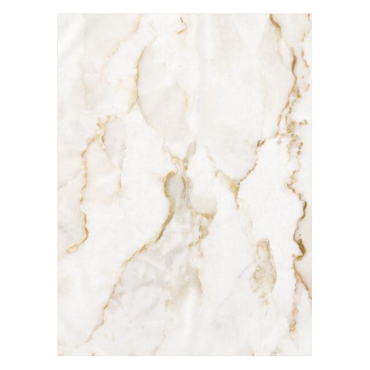 モダン金ゴールド効果の大理石パターン テーブルクロス (正面)