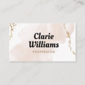 モダン金ゴールド名刺 名刺 (正面)