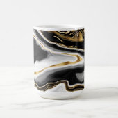 モダン金ゴールド大理石絵画の美学 コーヒーマグカップ (中央)