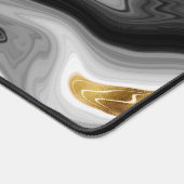 モダン金ゴールド大理石絵画の美学 デスクマット (コーナー)