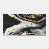 モダン金ゴールド大理石絵画の美学 デスクマット (正面)