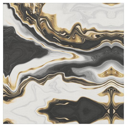 モダン金ゴールド大理石絵画の美学 ファブリック (クローズアップ)