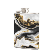 モダン金ゴールド大理石絵画の美学 フラスク (左)