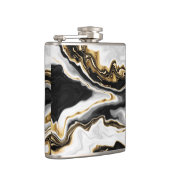 モダン金ゴールド大理石絵画の美学 フラスク (右)