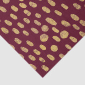 モダン金ゴールド指紋 薄葉紙 (詳細)