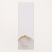 モダン金ゴールド水ガーリー色形状 ヨガマット (正面)