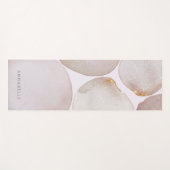 モダン金ゴールド水ガーリー色形状 ヨガマット (正面(横))