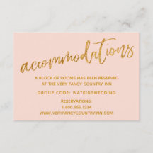 モダン金ゴールド波オン赤面結婚宿泊施設