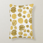 モダン金ゴールド熱離れ帯型 アクセントクッション (正面(垂直))