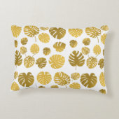 モダン金ゴールド熱離れ帯型 アクセントクッション (裏面)