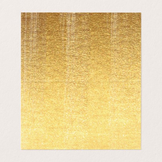 モダン金ゴールド筆 名刺 (内部フラット)