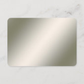 モダン金ゴールド華美フローラ詳細カード エンクロージャーカード (裏面)