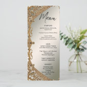 モダン金ゴールド華美フローラ メニュー (スタンド正面)