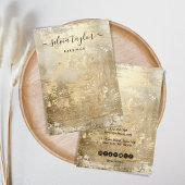 モダン金ゴールド金シンプル属イヤリングディスプレイ 名刺