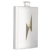 モダン金ゴールド雷稲妻記クール号 フラスク (右)