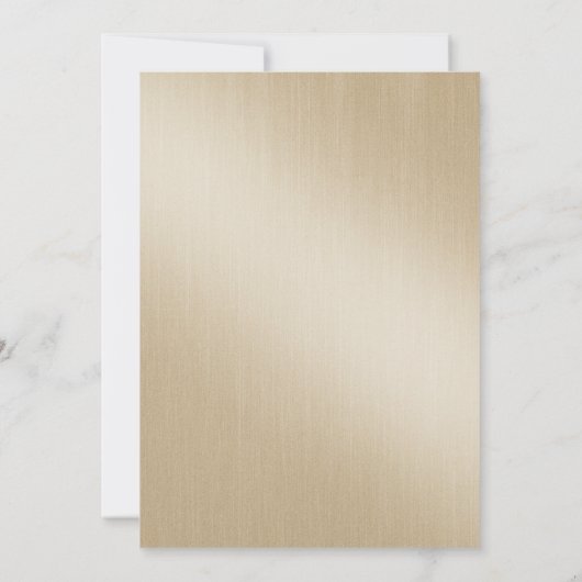 モダン金ゴールド風船パープル50th誕生日パーティー 招待状 (裏面)