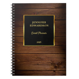 モダン金ゴールド黒木プロフェッショナル業 ノートブック