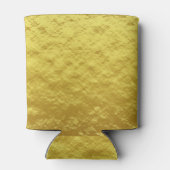 モダン金ゴールド50th Any Age Birthday Partyカスタム 缶クーラー (裏面)