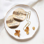 モダン金ゴールド&ダークウォーター色ありがとうござ結婚う ラウンドシール