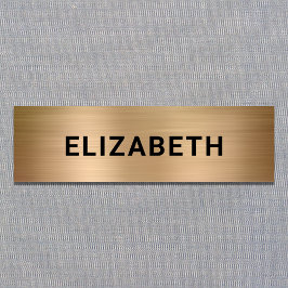 モダン金ゴールド 名札