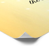 モダン金フェイク箔、ウェディングレセプション、ようこそ ポスター (角)