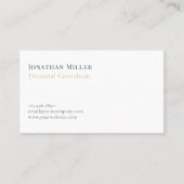 モダン金融サービス 名刺 (正面)