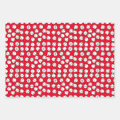 モダン鈴のパターン ラッピングペーパーシート (正面)