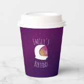 モダン銀河系宇宙飛行士バースデーパーティー 紙コップ (正面)