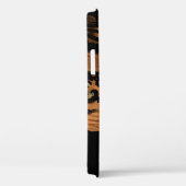 モダン銅グリッタースクリプモノグラムのト Case-Mate iPhoneケース (裏面 / 右)