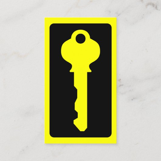 モダン鍵 名刺 (裏面)