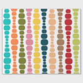 モダン長方形 ラッピングペーパー (フラット)