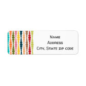 モダン長方形 ラベル (正面)