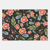 モダン開花再生 ラッピングペーパーシート (正面)