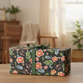 モダン開花再生 ラッピングペーパーシート