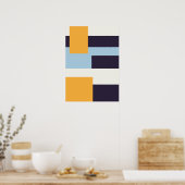 モダン防色ポスター ポスター (キッチン)