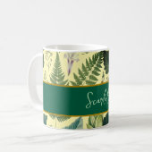 モダン離れエレガント春と花 コーヒーマグカップ (正面左)