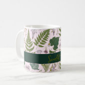 モダン離れエレガント春と花 コーヒーマグカップ (正面左)