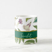 モダン離れエレガント春と花 コーヒーマグカップ (中央)