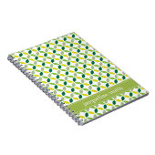 モダン離れパーソナライズされたノート – 緑 ノートブック (右側)