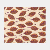 モダン離れベージュ フリースブランケット (正面(横))