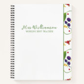 モダン離れ先生スパイラルノート ノートブック (正面)