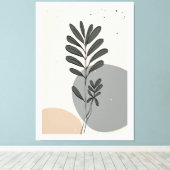 モダン離れ抽象芸術 キャンバスプリント (インサイチュ (ウッドフロア))