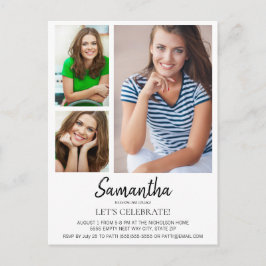 モダン離れCollege Trunkパーティー用3 Photo ポストカード