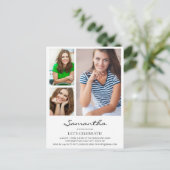 モダン離れCollege Trunkパーティー用3 Photo ポストカード (スタンド正面)