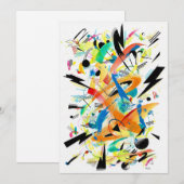 モダン雷 招待状 (正面/裏面)