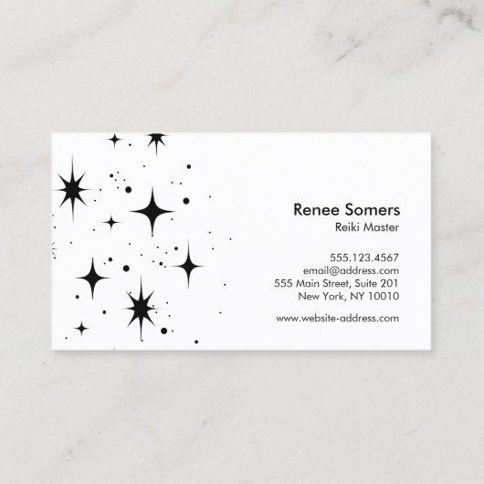 モダン霊気マスターエネルギーマッサージ 名刺 (裏面)