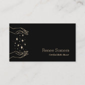 モダン霊気マスターエネルギーマッサージ 名刺 (正面)