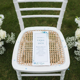 モダン青植物性ミニマルフローラ結婚ズ プログラム